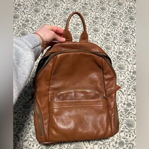 Lucky brand Brown Leather Backpack